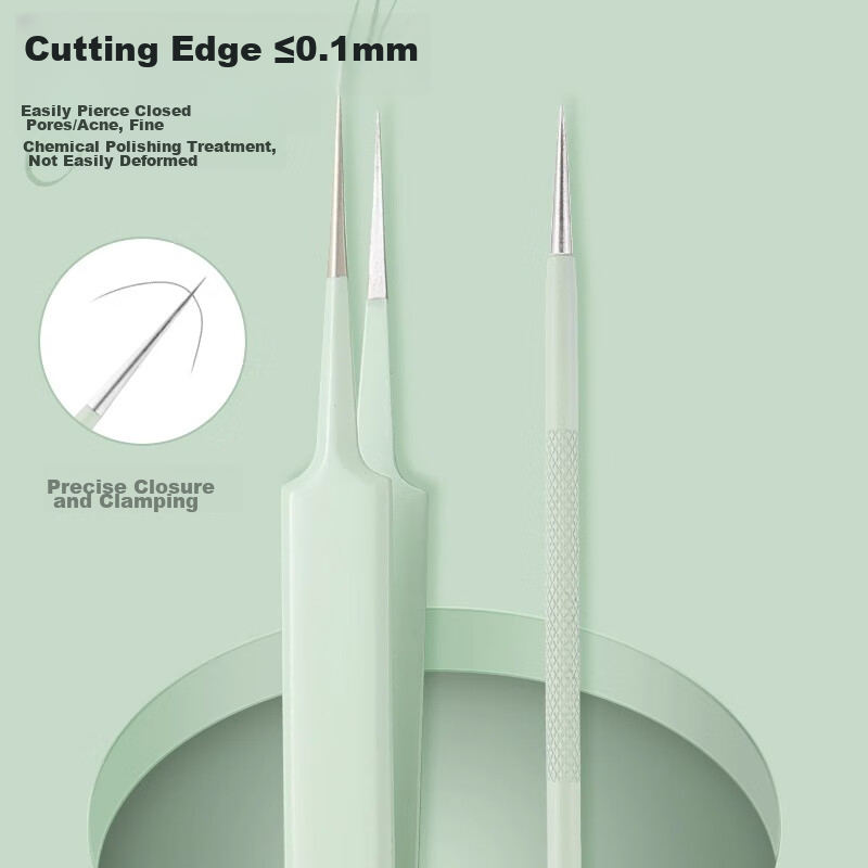 Haifenuo Acne Needle Set, Cell Clamp, Blackhead Removal Needle, Tweezers, Acne E...