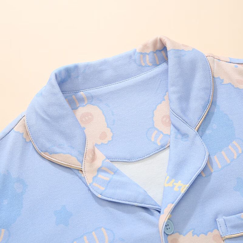 Hongdou Children's Pajamas, Spring And Autumn, Boys And Girls, Pure Cotton Home...