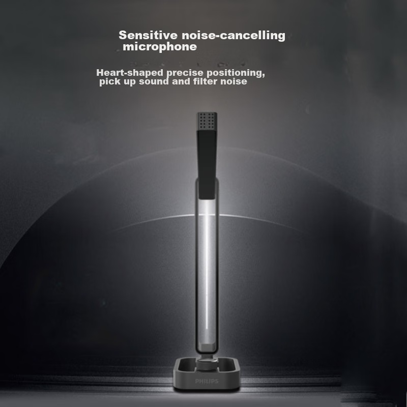 Philips Computer Gaming Microphone, Conference Multi-Purpose Wired Microphone, H...