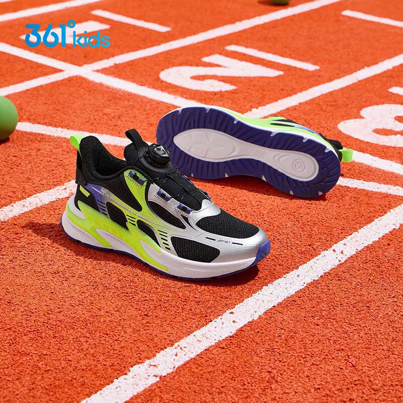 361° Kids Running Shoes Spring 25 Boys Big Kids High Elasticity Shock Absorption...