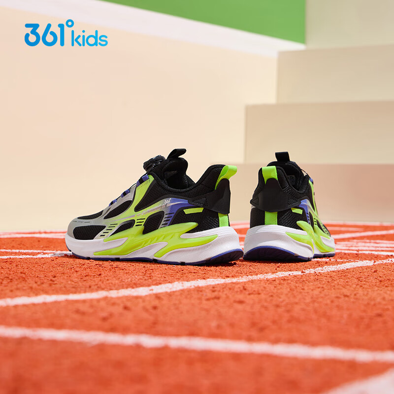 361° Kids Running Shoes Spring 25 Boys Big Kids High Elasticity Shock Absorption...