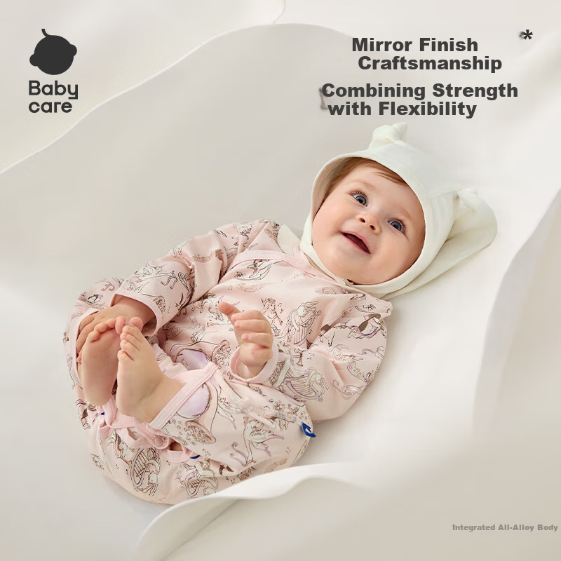 Babycare Baby Romper Pure Cotton Newborn Short Sleeve Crawling Suit Ha Yi Full M...