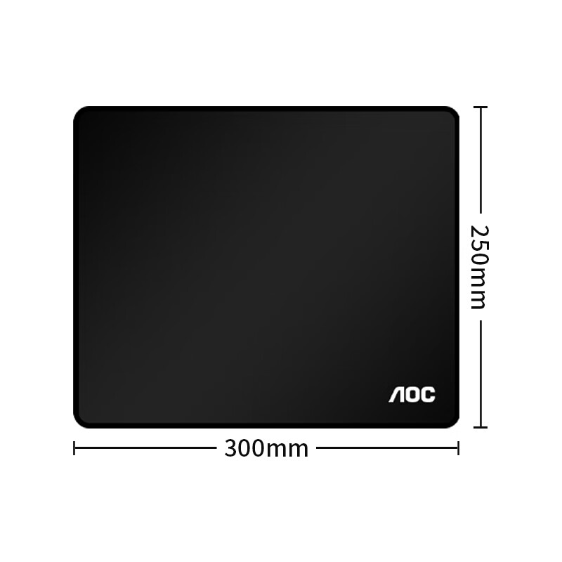 AOC Solid Color Series, Gaming Mouse Pad Medium And Small Size, 300*250*3mm Thic...