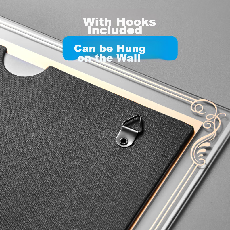 DSB (Dishibi) A4 Crystal Certificate Frame, Award Display Frame, Photo Frame, Gl...