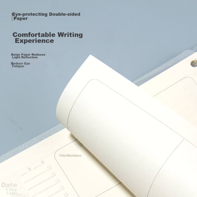 COMIX Arts And Sciences Loose-Leaf Error Correction Notebook, B5 Size, 60 Sheets...