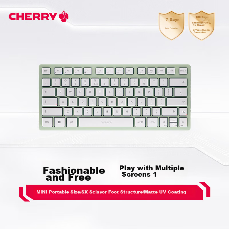 CHERRY KW7100 MINI Compact And Slim, Business Office Home Use, Portable Keyboard...