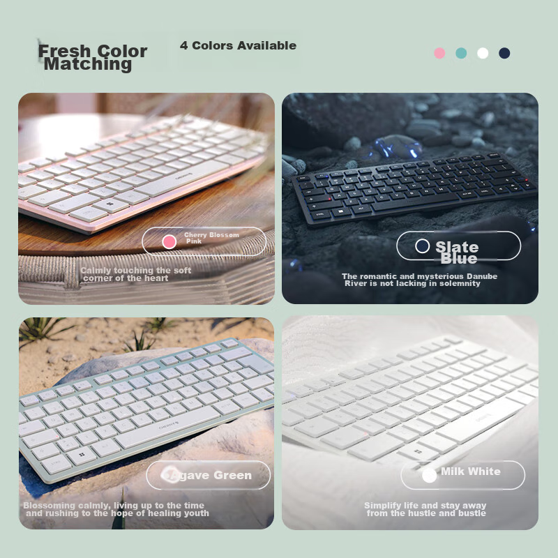 CHERRY KW7100 MINI Compact And Slim, Business Office Home Use, Portable Keyboard...
