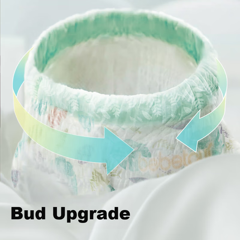 Bebetour Alice Pro Dream Luxury Soft Upgraded Pull-Up Diapers, Ultra-Thin Breath...