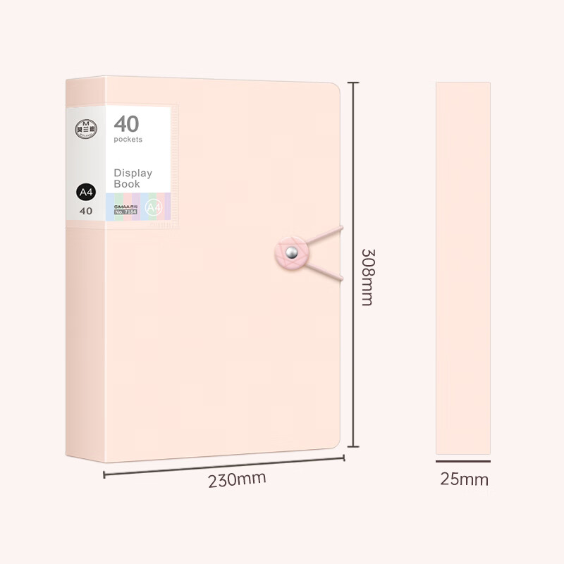 [Lowest Price Online] SIMAA A4/40-Page Document Folder [Upgraded Fastener Versio...