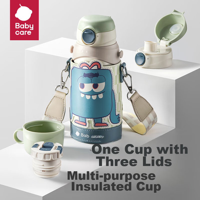 Babycare Children's Insulated Cup, Water Bottle, Straw Cup, Toddler Training Cup...