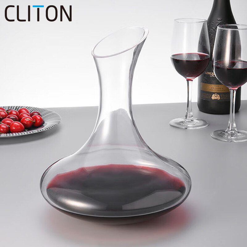CLITON Wine Decanter, Glass Quick Wine Aerator, Home Decanter, Wine Pourer, Wine...