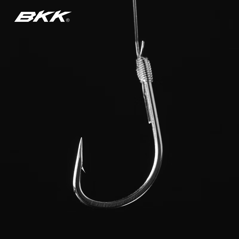 BKK 4S Cold Steel Edge Sleeve Line Double Hook Finished Fishing Crucian Carp Tie...