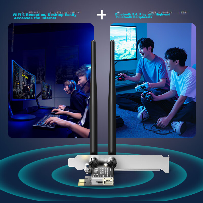 COMFAST CF-AX90 Wireless Network Card, Bluetooth 5.4 Two-In PCIE Interface, WiFi...