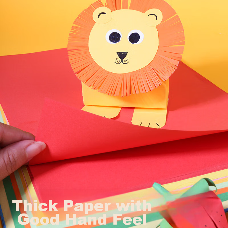 KODAK Colored Origami Square Paper for Kindergarten, Children, Elementary School...