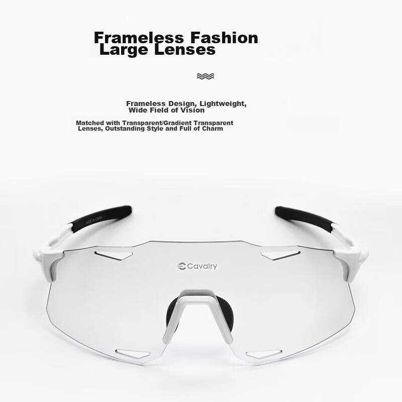 CAVALRY Cycling Photochromic Sunglasses, Bicycle Road Bike, Men's And Women's Ou...
