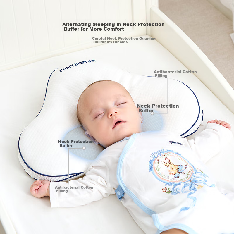 DOMIAMIA Baby Shaping Pillow 0-1 Year Old Newborn Shaping Pillow Anti-bacterial...