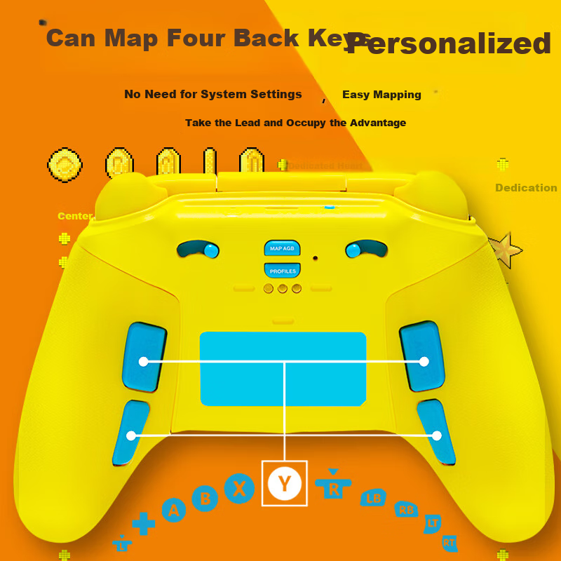 PowerA Officially Licensed Pac-Man Wireless Xbox Gaming Controller for PC Steam...