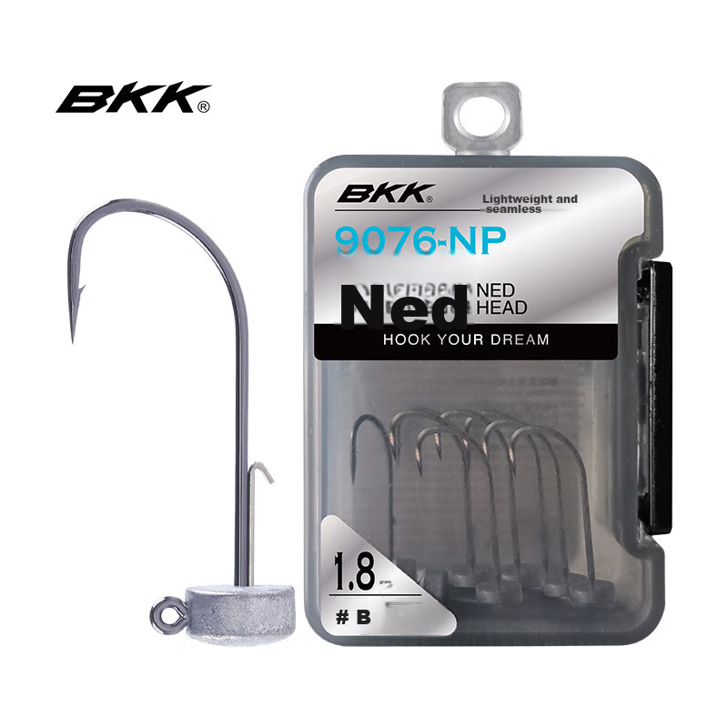 BKKBKK NED Enhanced Wobble Mushroom Head Lead Sinker Hook, Black Pit Floating Sh...