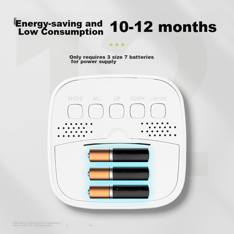 BBA Alarm Clock with Temperature And Humidity Meter, Student-Specific Electronic...