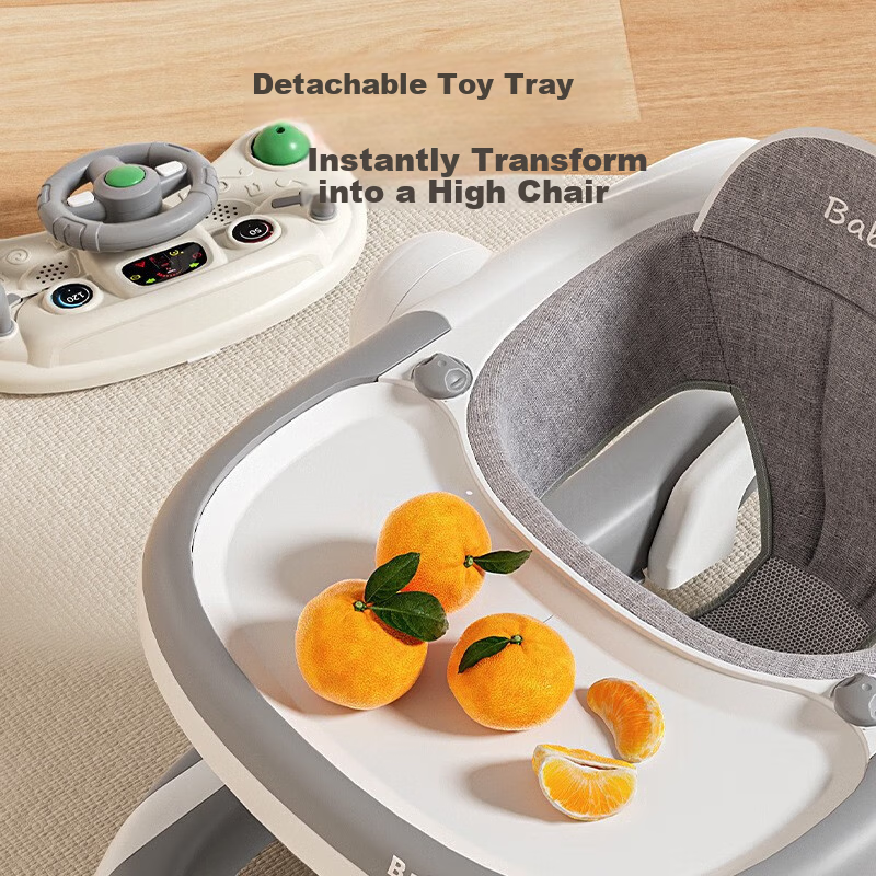 DEERC Baby Walker Anti-O Leg Infant 2024 Toy Children Anti-Sideways Flip 7 Month...