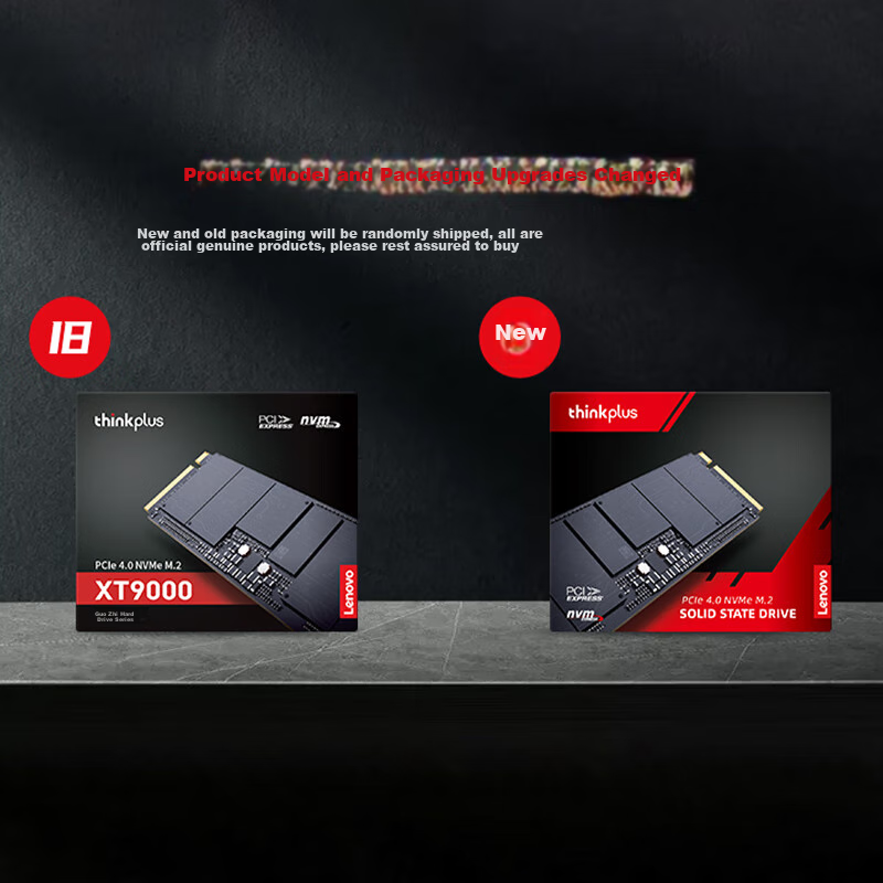 ThinkPlus Lenovo 2TB SSD M.2 Interface (NVMe Protocol) PCIe 4.0 ST9000 40pro, Re...