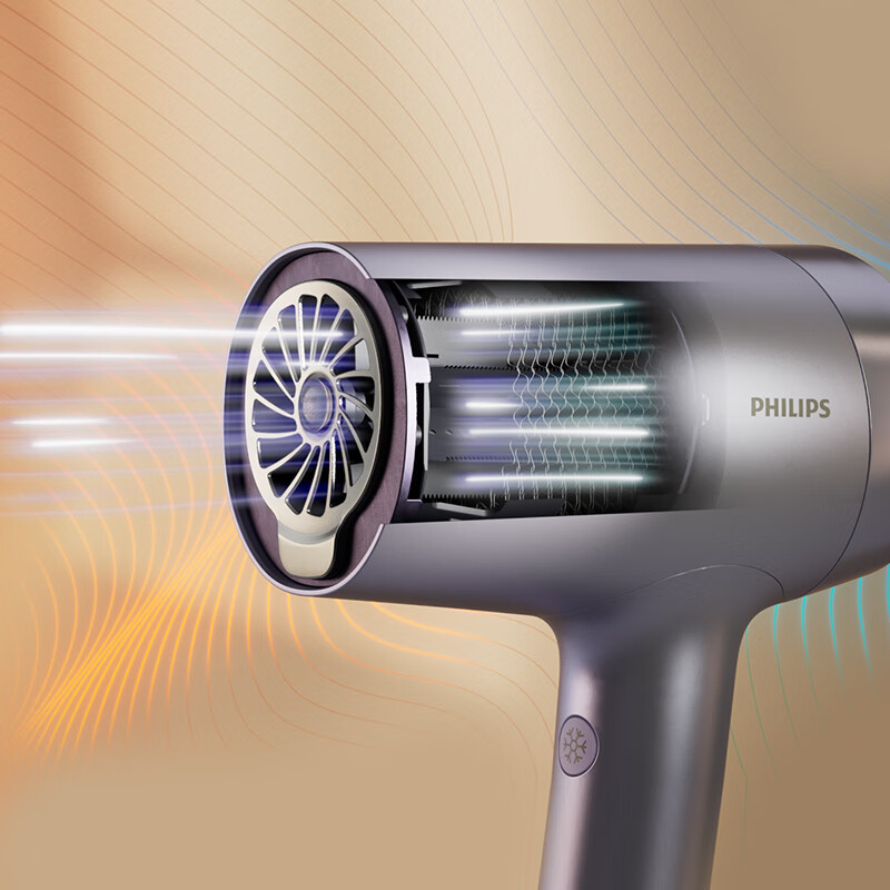 Philips Hair Dryer Series 7 Water Glow Machine, 200 Million Negative Ions, 10,00...