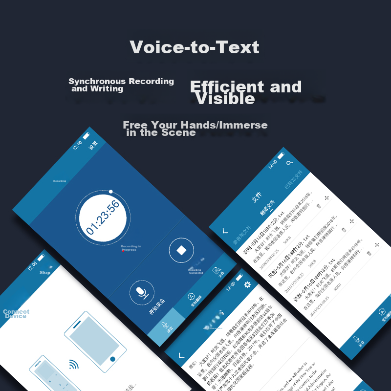 PHILIPS Smart Voice Recorder VTR5102, 16GB, Free APP Voice-To, High-Definition N...