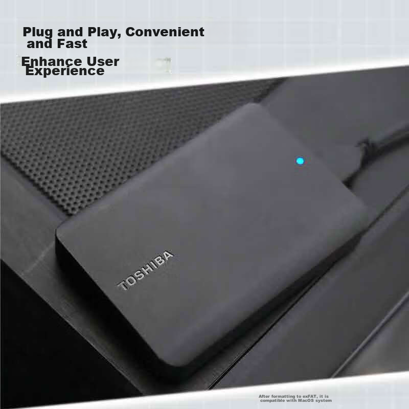 Toshiba 1TB Portable Hard Drive, Mechanical New Black A5, USB3.2 Gen 1, 2.5-Inch...