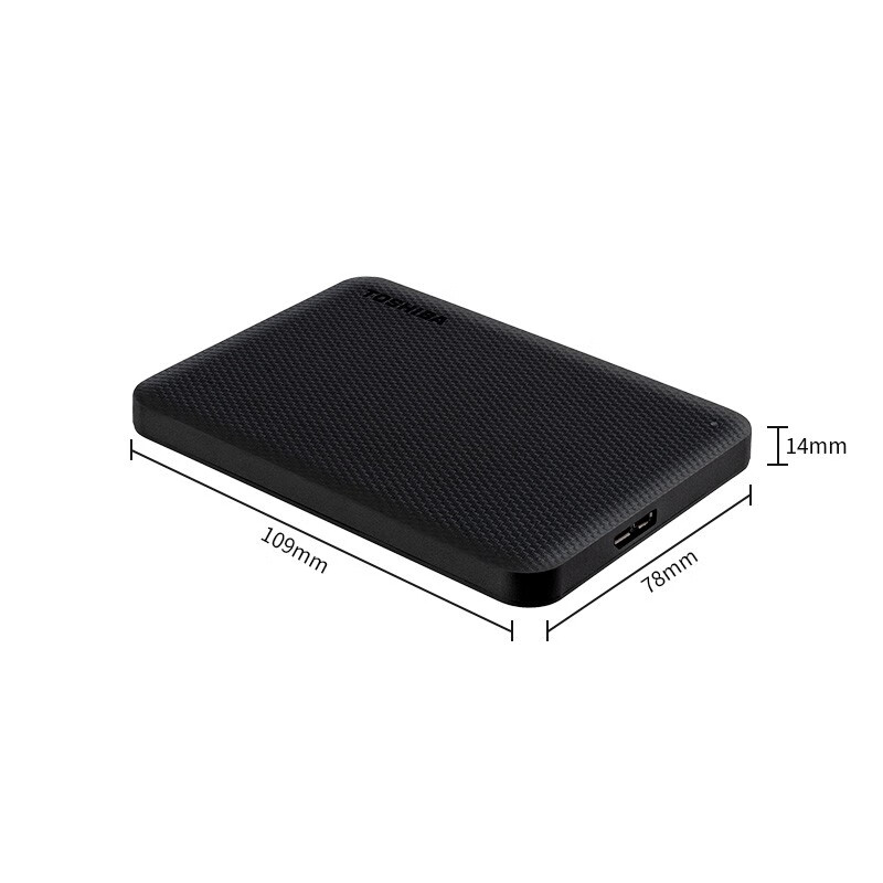 Toshiba 1TB Portable Hard Drive, V10 Series, USB 3.2 Gen 1, 2.5-Inch, Ink Black,...