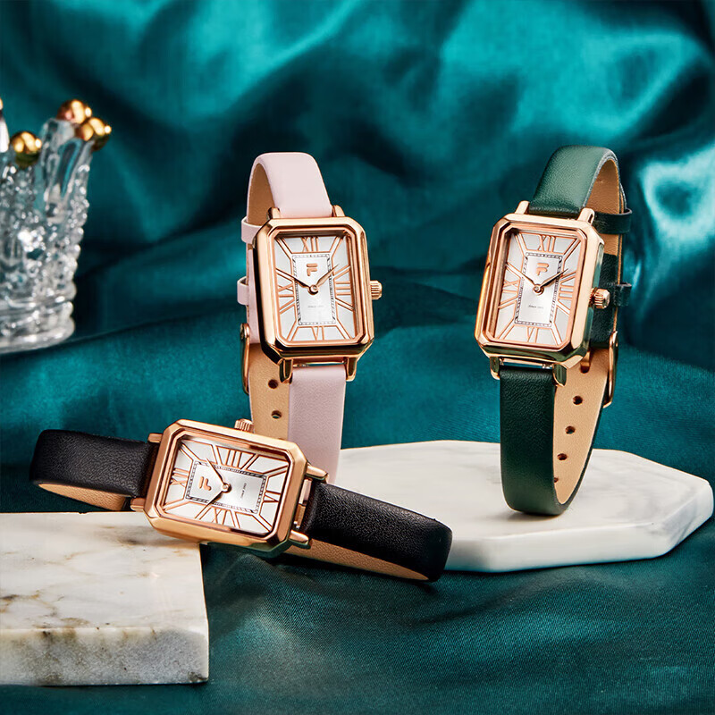 FILA Women's Watch, Retro Simple Square Watch, Ladies Wristwatch, Qixi Gift for...