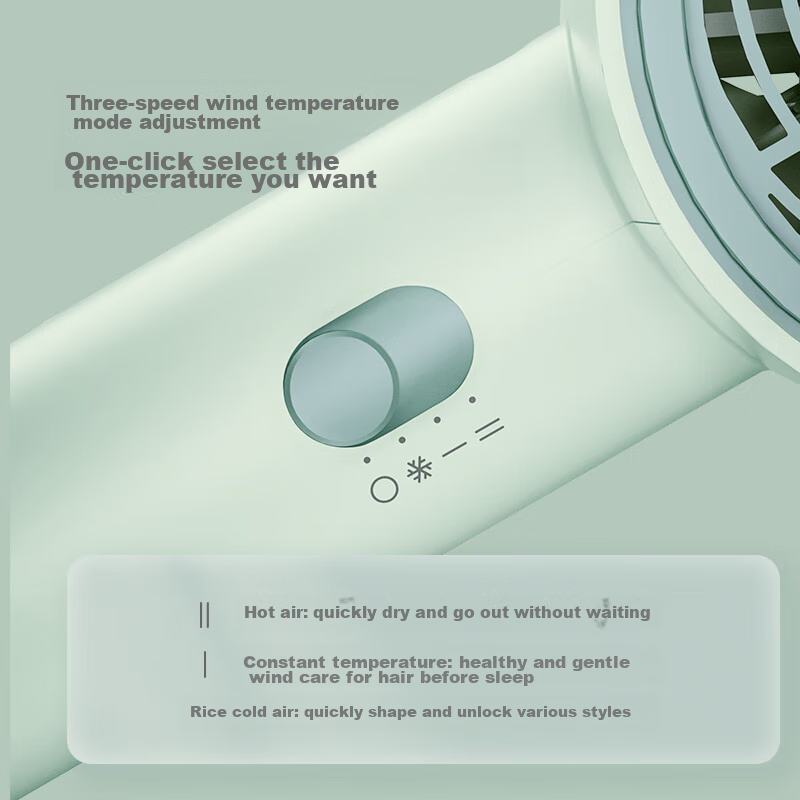 Feike Borui Hair Dryer, Portable for Home And Dorm Use, 1800W High Power, Hot An...