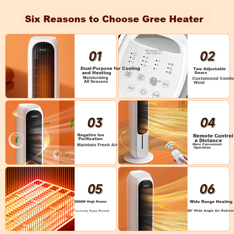 GREE (GREE) [Dual-use for Cooling and Heating] Household Air Cooler Purification...