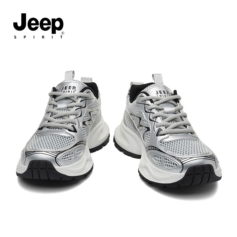 JEEP SPIRIT Men's Sports Dad Shoes Men's Mesh Breathable Casual Running Shoes Me...
