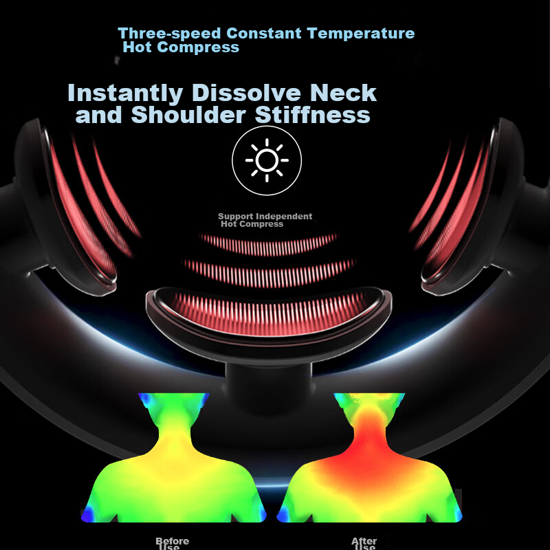 Jeeback G20 Cervical Massager with Mi Home App Control, Shoulder Neck Pocket Mas...