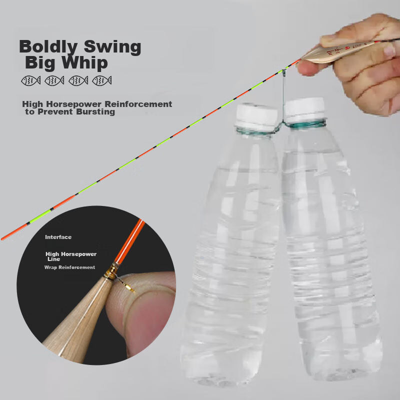 Chuanze High-End Reed Fish Float, Bold And Eye-Catching, for Crucian Carp And Ca...