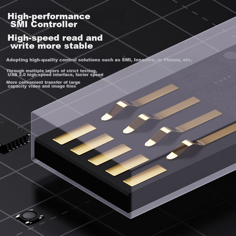 BIAZE 8GB USB2.0 Small Capacity Flash Drive, UP014 Mini Version, Silver, Metal B...