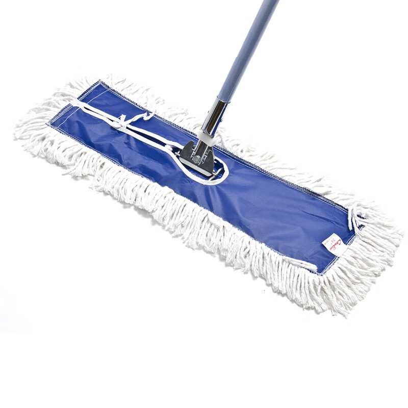 CHAOBAO Flat Mop with Dust Pusher 40cm 1.25m Aluminum Alloy Pole 1 Cotton Cover...