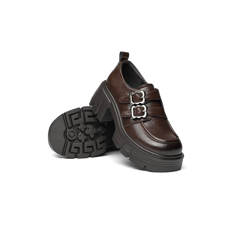 RED DRAGONFLY Thick-soled Loafers Women's Shoes Spring 2025 Women's Shoes Height...