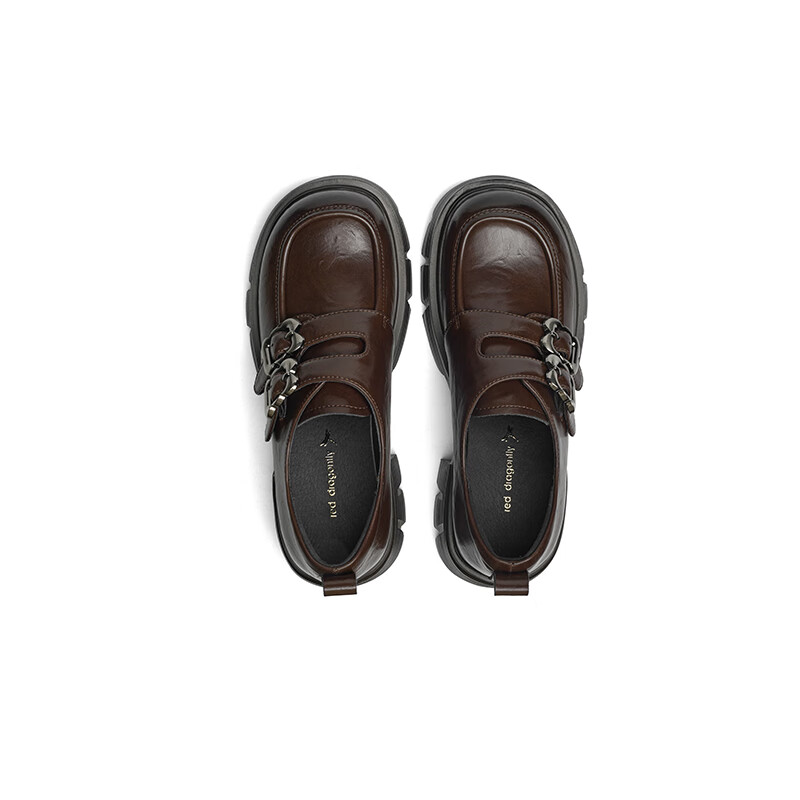 RED DRAGONFLY Thick-soled Loafers Women's Shoes Spring 2025 Women's Shoes Height...