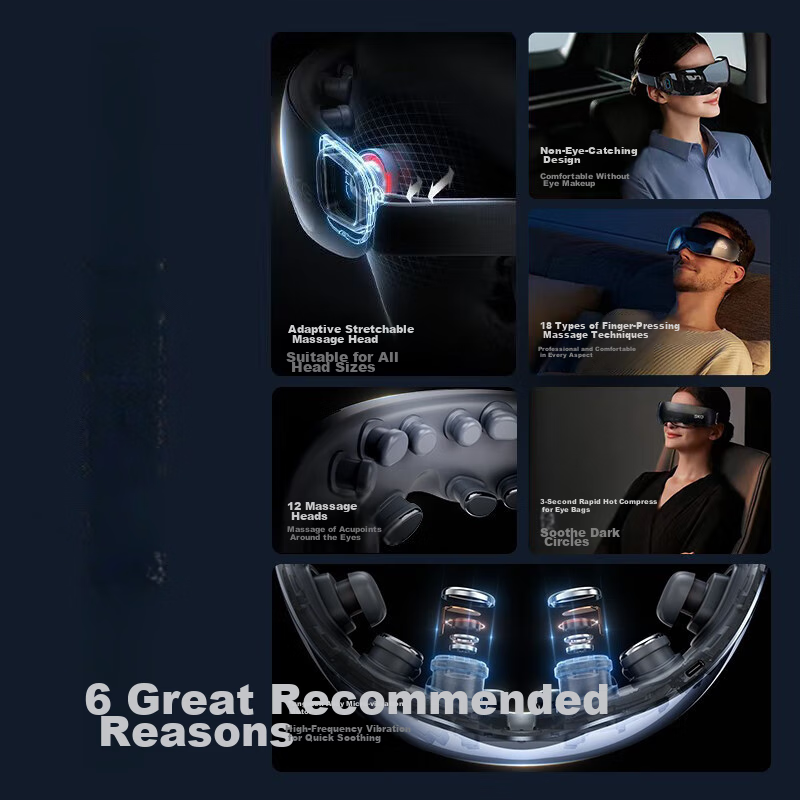 SKG Eye Massager K5 [TOP Ranking + Gift Box Edition], Eye Massage Device, Eye Ca...