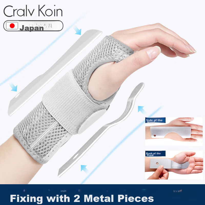 CRALVKOIN Japanese Brand Medical Wrist Joint Fixation Support Brace for Wrist Fr...