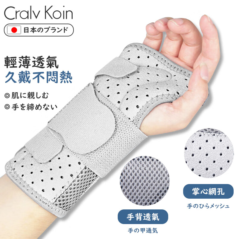 CRALVKOIN Japanese Brand Medical Wrist Joint Fixation Support Brace for Wrist Fr...