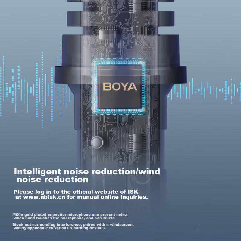 BOYA Microphone MM1, Directional Camera Microphone, Live Streaming, Course Recor...