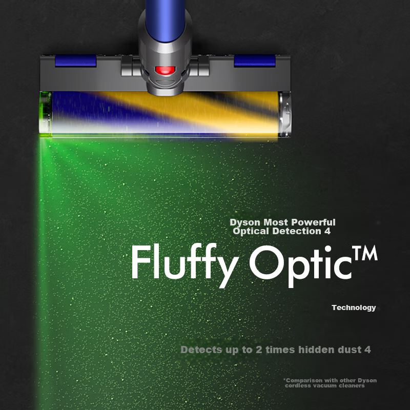 Dyson G5 Detect Fluffy Cordless Handheld Vacuum Cleaner, Dust Mite Removal, Pet-...