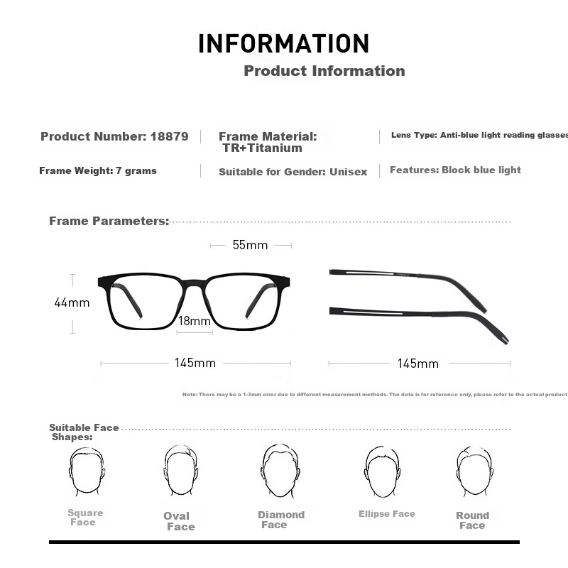 CAPONI German Imported Dual-use Progressive Reading Glasses for Men and Women, U...