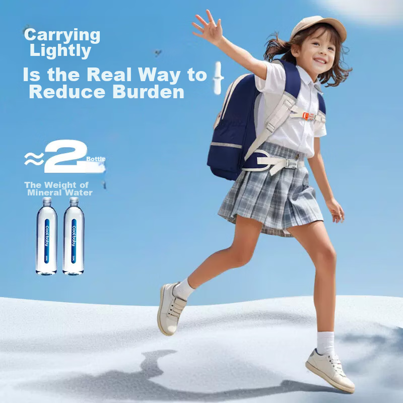 COOLBABY Schoolbag for Primary School Students, Cloud-Like Spine Protection, Wei...