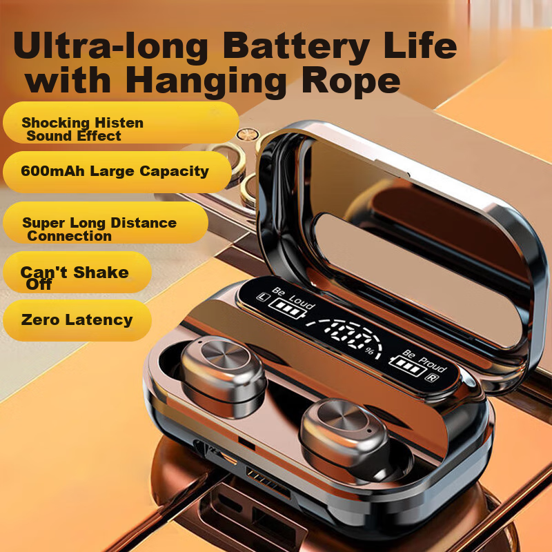 Bkayp Bluetooth Headphones, Wireless, Compatible with Apple, Huawei, OPPO, Honor...