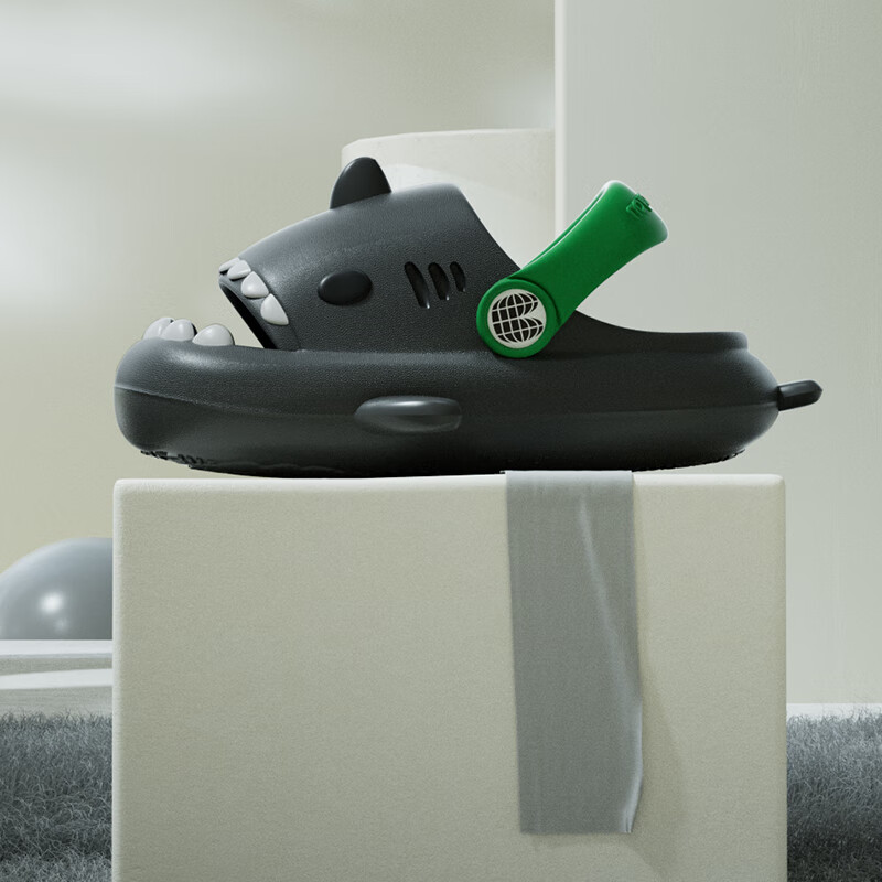 Babycrayon Children's Slippers, Boys' Summer Cartoon Girls' Baby Clogs, Black, 1...