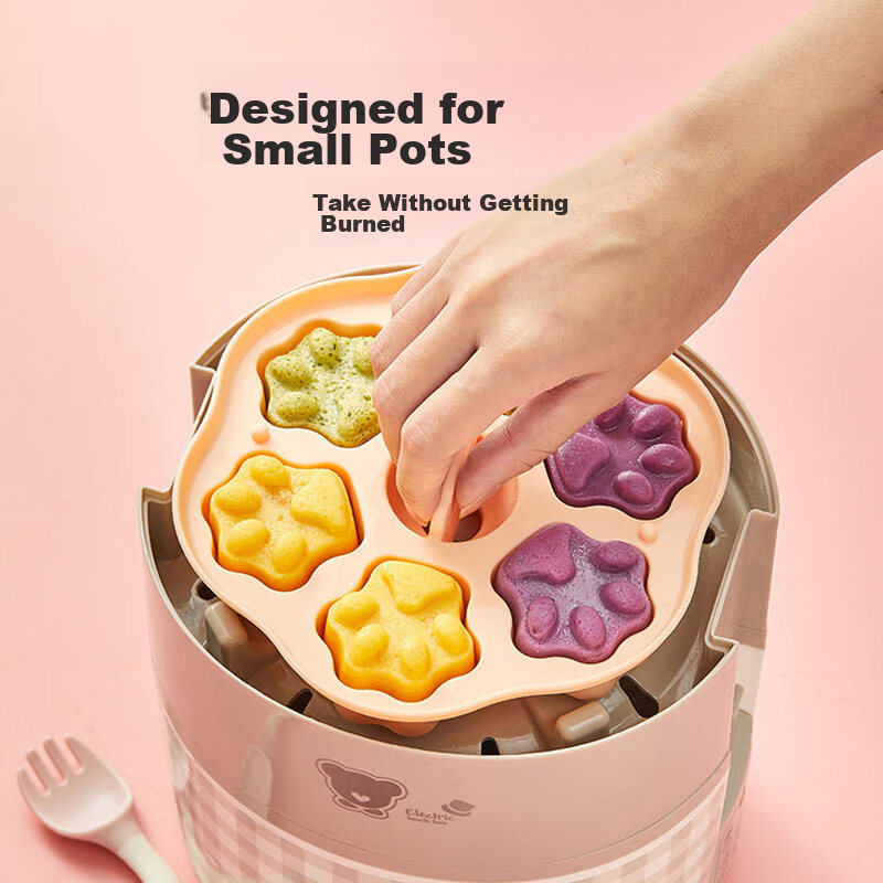 COOKSS Baby Food Steamed Cake Mold, Homemade Infant Steamed Cake Mold, Home DIY...