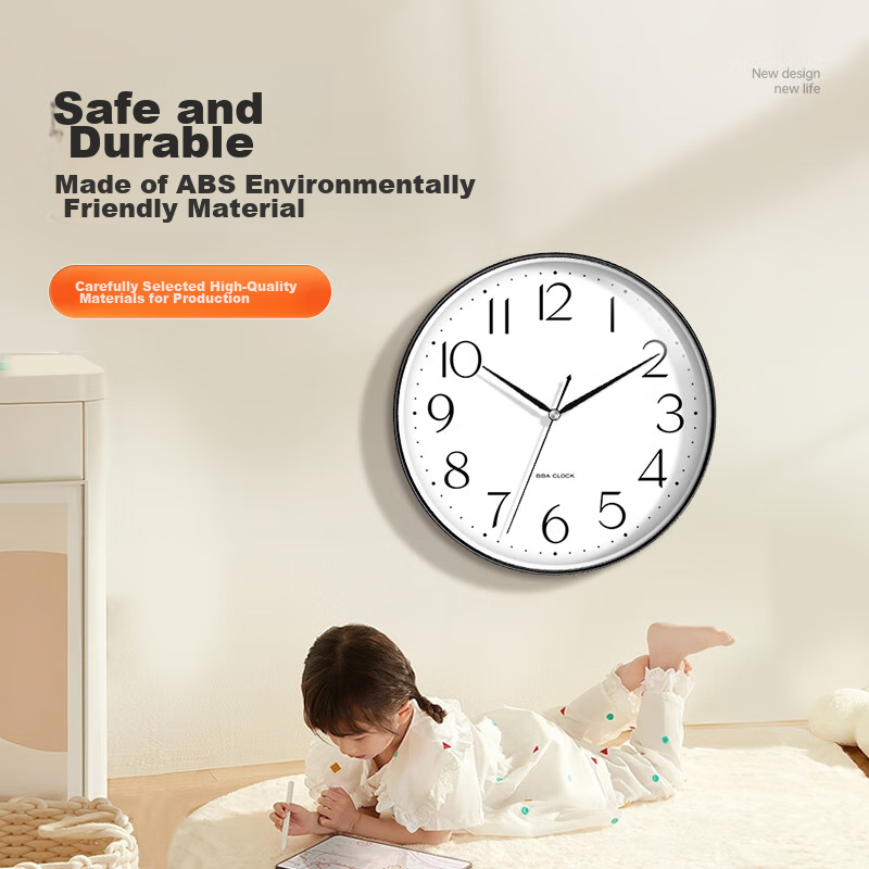 BBA Wall Clock, Modern Minimalist Living Room Clock, Electronic Wall Clock, 2025...